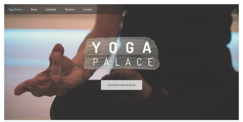 Yoga Palace website